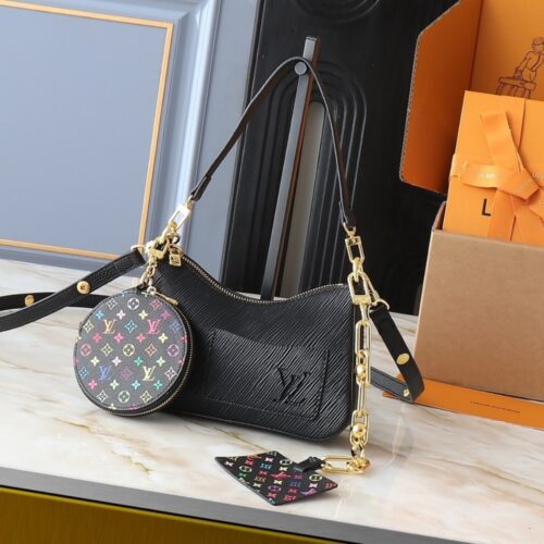 Alternative view of Louis Vuitton X TM Marellini Epi Leather Shoulder Bag Black 19Cm M13099