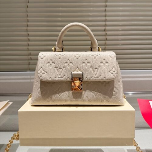 Alternative view of Louis Vuitton Nano Madeleine Monogram Empreinte Shoulder Bag Cream 21Cm M12145