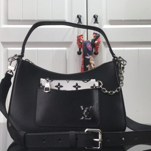 Alternative view of Louis Vuitton Marelle Epi Leather Shoulder Bag Black 25Cm M80689
