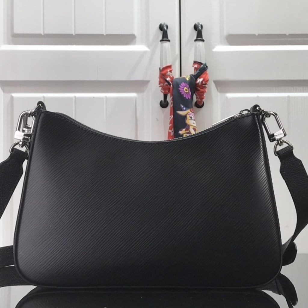 Louis Vuitton Marelle Epi Leather Shoulder Bag Black 25Cm M80689 - Image 4