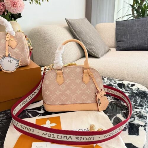 Alternative view of Louis Vuitton Alma BB Meowgram Handle Bag Pale Pink 23cm M25728