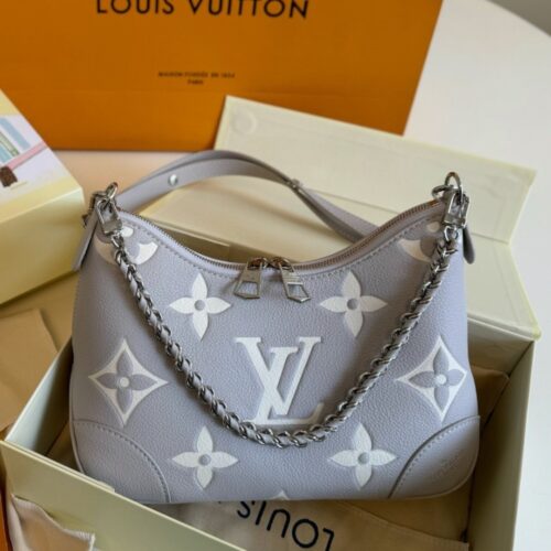 Alternative view of Louis Vuitton Boulogne PM Bicolor Monogram Empreinte Shoulder Bag Quartz 26cm M14211
