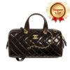 [Super Vip 1:1] Chanel Large Bowling Bag Dark Brown 31Cm As5579 B20674 94305