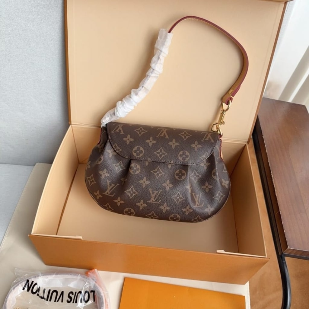 Louis Vuitton Sunset Monogram Canvas Shoulder Bag Brown 27Cm M13617 - Image 3