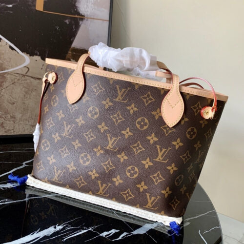 Alternative view of Louis Vuitton Neverfull PM Monogram Canvas Tote Bag Red 29Cm M41245