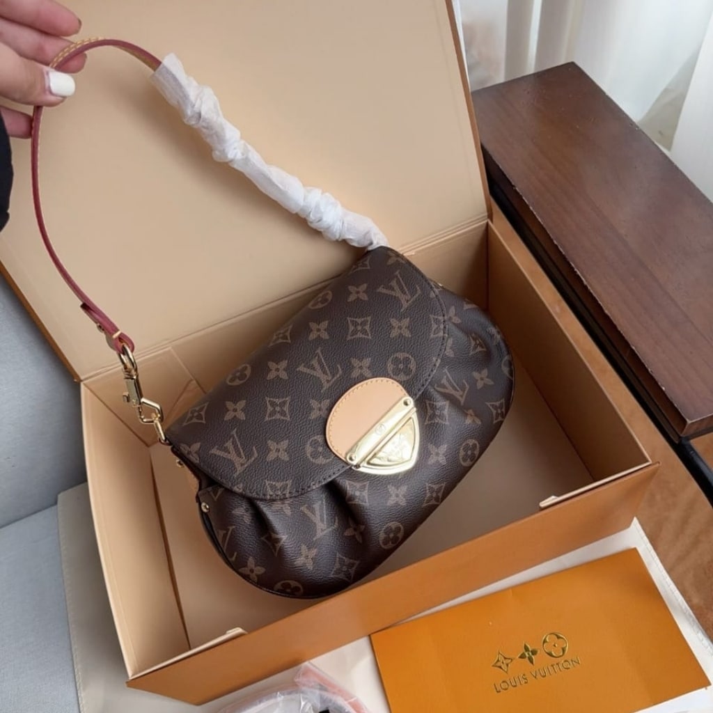 Louis Vuitton Sunset Monogram Canvas Shoulder Bag Brown 27Cm M13617 - Image 4