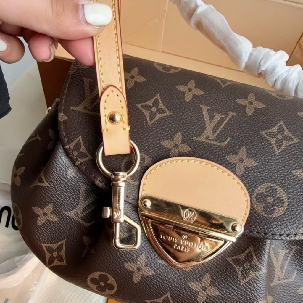 Louis Vuitton Sunset Monogram Canvas Shoulder Bag Brown 27Cm M13617 - Image 6