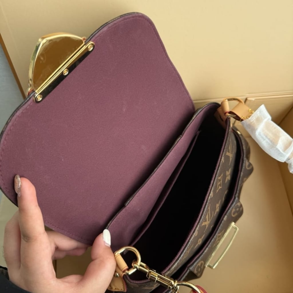 Louis Vuitton Sunset Monogram Canvas Shoulder Bag Brown 27Cm M13617 - Image 9