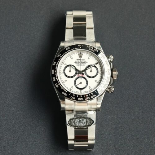 Alternative view of Rolex Cosmograph Daytona Oyster Oystersteel Silver White 40Mm 126500Ln 0001