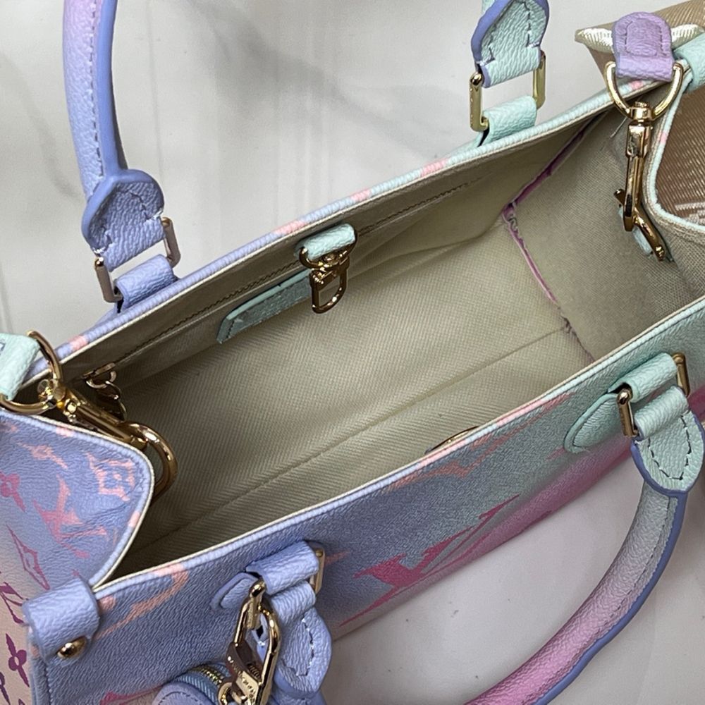 Louis Vuitton Onthego PM Gradient Tote Bag Sunrise Pastel 25Cm M59856 - Image 7