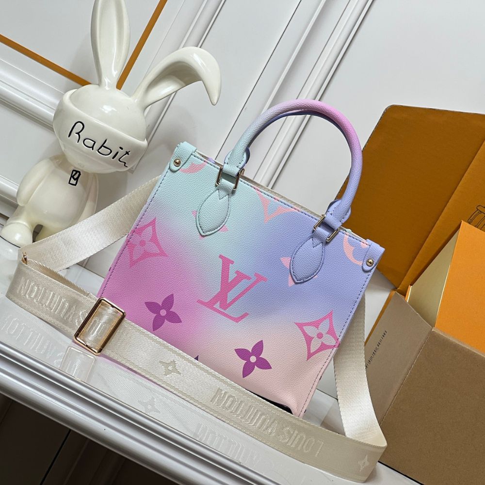 Louis Vuitton Onthego PM Gradient Tote Bag Sunrise Pastel 25Cm M59856 - Image 5