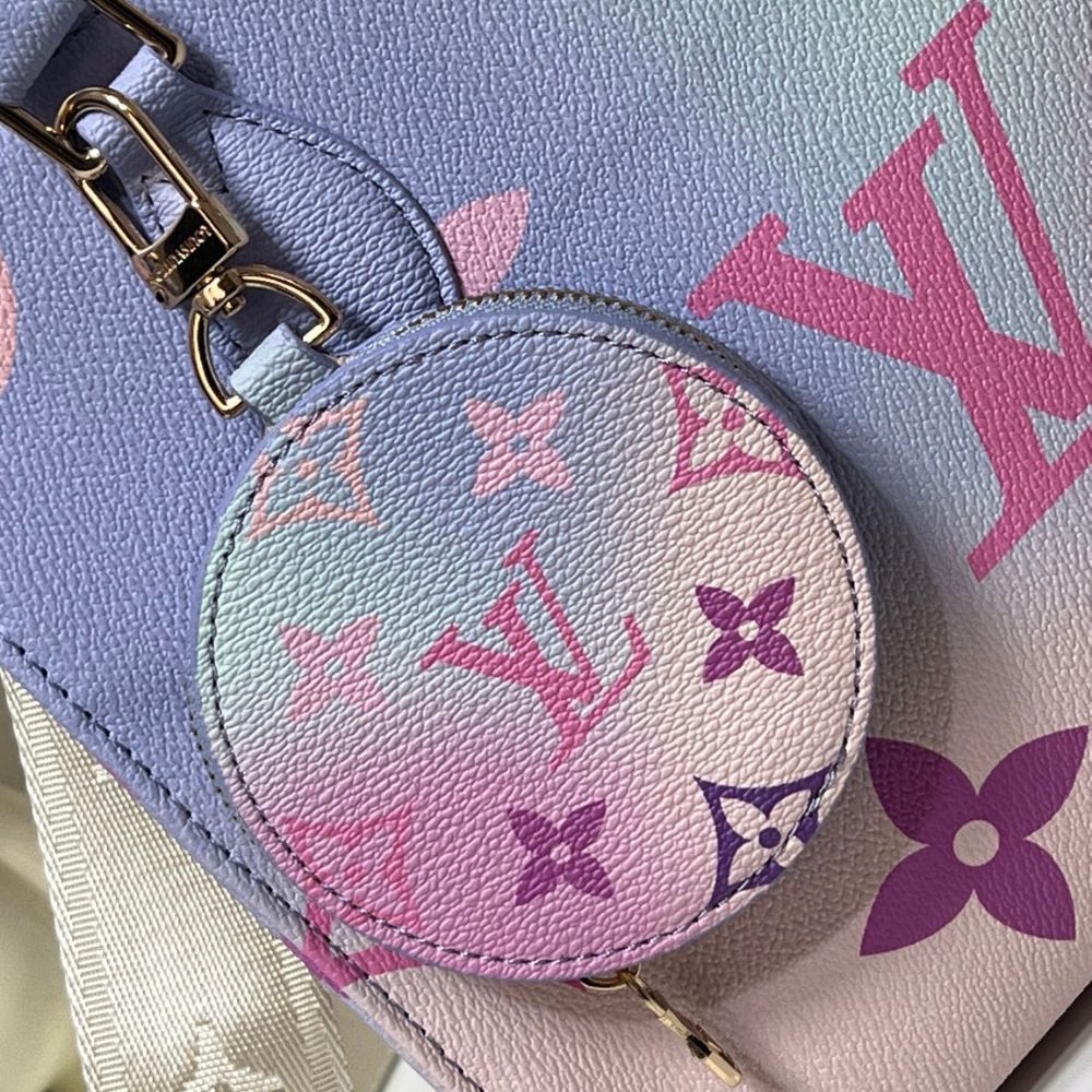 Louis Vuitton Onthego PM Gradient Tote Bag Sunrise Pastel 25Cm M59856 - Image 9