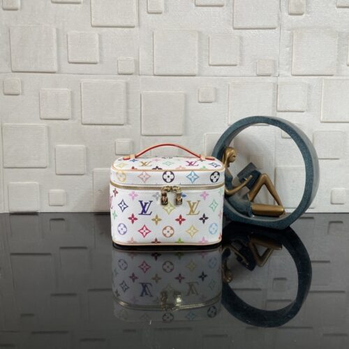 Alternative view of [Super Vip 1:1] Louis Vuitton X Takashi Murakami Nice Mini Multicolored White 24Cm M28340