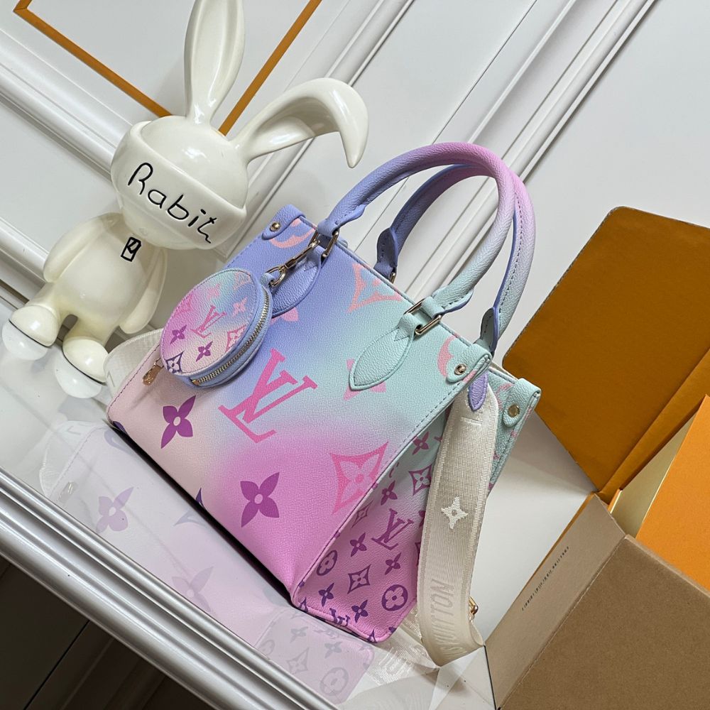 Louis Vuitton Onthego PM Gradient Tote Bag Sunrise Pastel 25Cm M59856 - Image 4