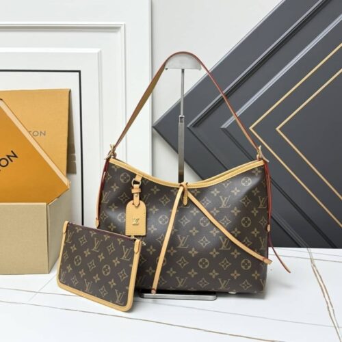 Alternative view of Louis Vuitton Carryall PM Monogram Canvas Shoulder Bag Brown 29Cm M46203