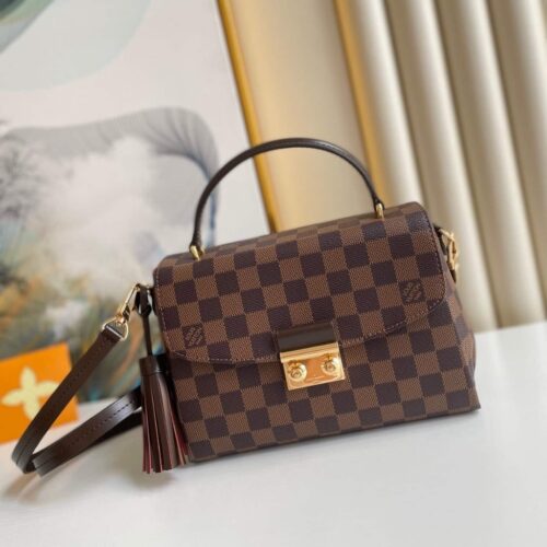 Alternative view of Louis Vuitton Croisette Damier Ebene Shoulder Bag Brown 24cm N53000