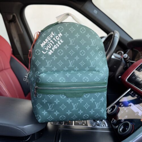 Alternative view of Louis Vuitton Discovery PM Monogram Heritage Backpack Green 38Cm M12780