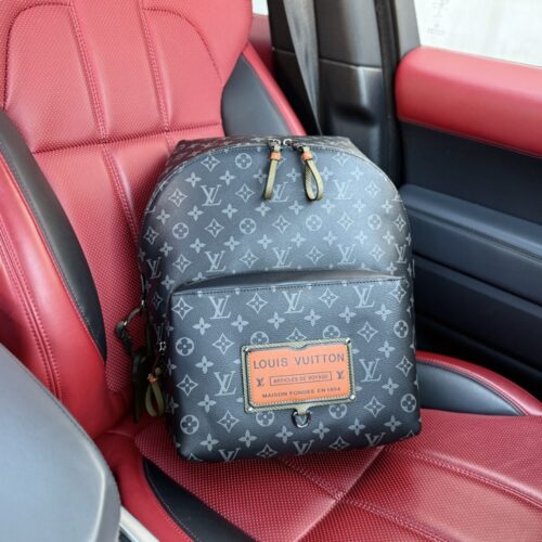 Alternative view of Louis Vuitton Discovery Monogram Eclipse Canvas Backpack Black 37Cm