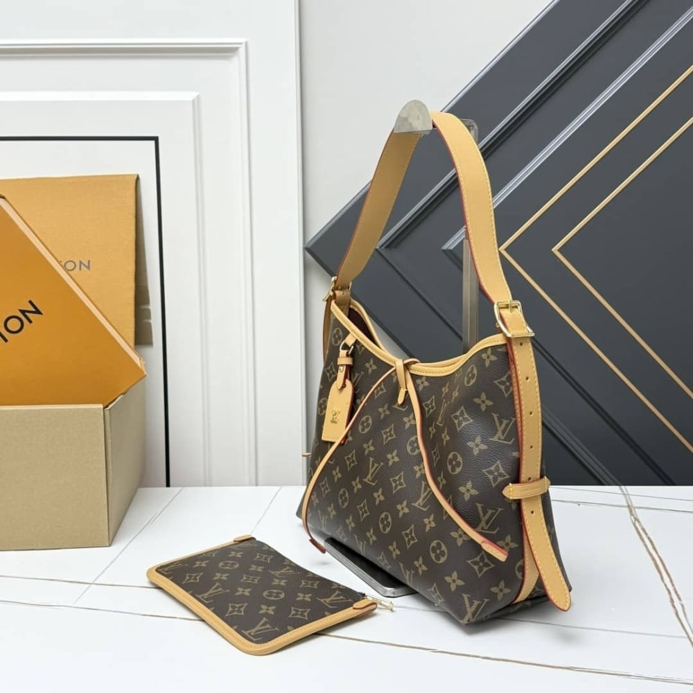 Louis Vuitton Carryall PM Monogram Canvas Shoulder Bag Brown 29Cm M46203 - Image 3