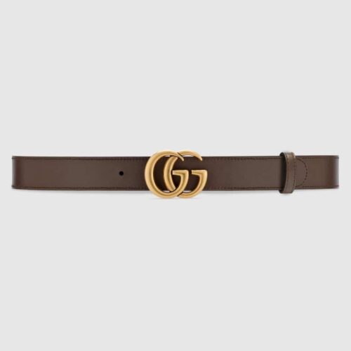Alternative view of Gucci GG Marmont Reversible Leather Belt Brown 30Mm 659417 92TIC 8358