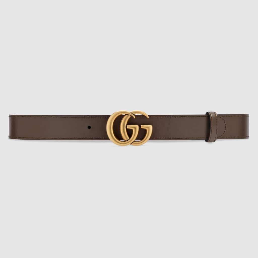 Gucci GG Marmont Reversible Leather Belt Brown 30Mm 659417 92TIC 8358 - Image 2