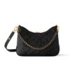 Louis Vuitton Boulogne PM Monogram Empreinte Shoulder Bag Black 26cm M12930