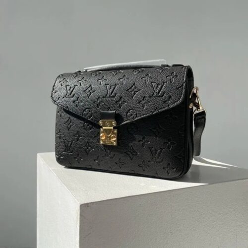 Alternative view of Louis Vuitton Pochette Métis Monogram Empreinte Shoulder Bag Black 25Cm M41487