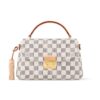 Louis Vuitton Croisette Damier Azur Shoulder Bag Beige 24Cm N41581
