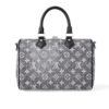 Louis Vuitton Speedy Bandoulière 25 Monogram Denim Handle Bag Grey 25Cm M21464