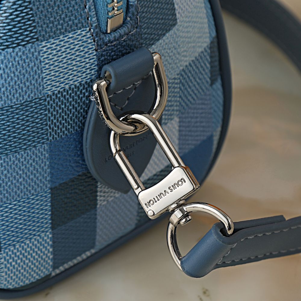 Louis Vuitton Speedy 18 Bandoulière Blue 18Cm M29050 - Image 8