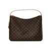 Louis Vuitton Slouchy MM Monogram Canvas Shoulder Bag Brown 40cm M12098