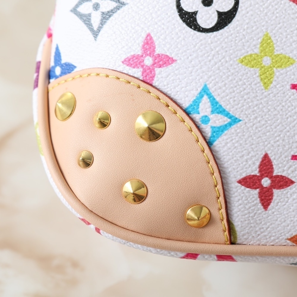 Louis Vuitton X TM Boulogne PM Monogram Canvas Shoulder Bag Multicolor White 26m M27790 - Image 5