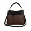 Louis Vuitton Maida Hobo Bag Monogram Canvas Black Brown 32Cm