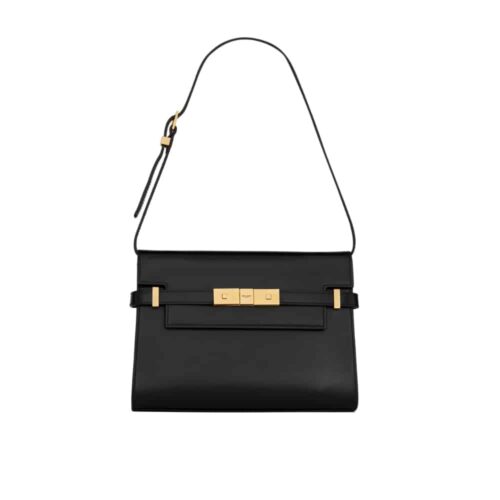 Saint Laurent Manhattan Small In Box Shoulder Bag Black 24Cm 6756260Sx0W1000