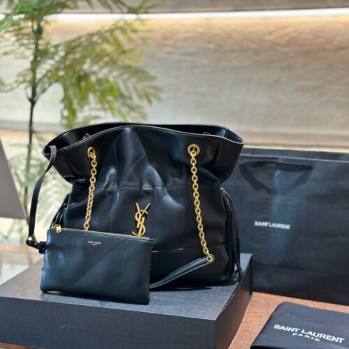 Alternative view of Saint Laurent Jamie 4 3 Supple Leather Shopping Bag Black 34Cm 809824Aab321000