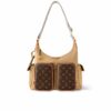 Louis Vuitton Monogram Canvas Hobo Cargo Bag Beige 31Cm M12697