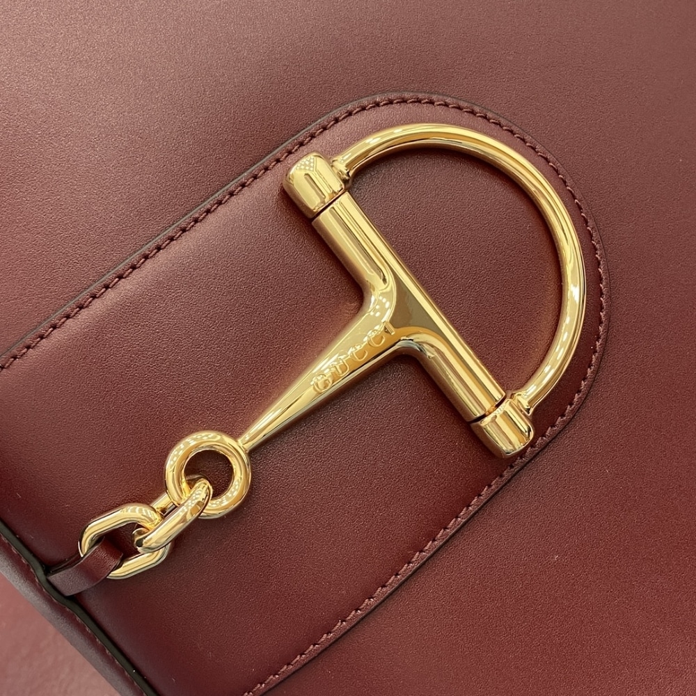 Gucci 73 Small Leather Bucket Bag Rosso Ancora Red 20Cm 833665 AAEC2 6207 - Image 10