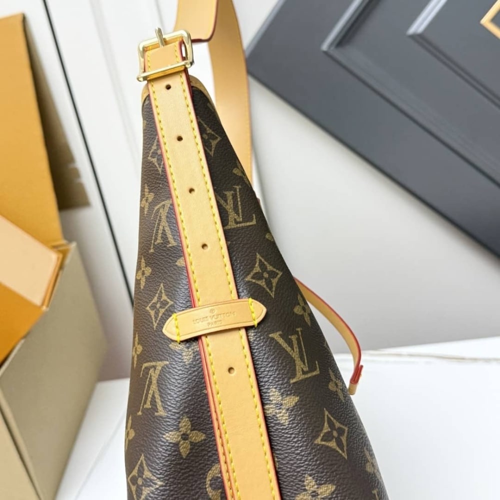 Louis Vuitton Carryall PM Monogram Canvas Shoulder Bag Brown 29Cm M46203 - Image 8
