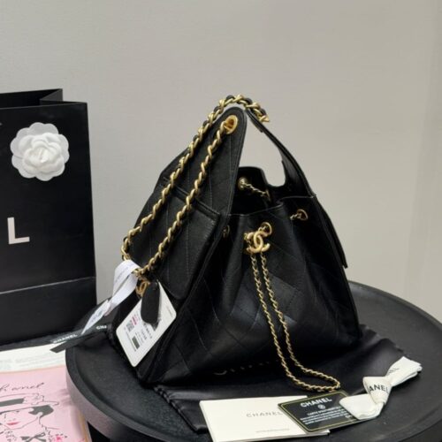 Alternative view of Chanel 25 Small Grained Leather Handbags Black 26cm AS5293 B20304 94305