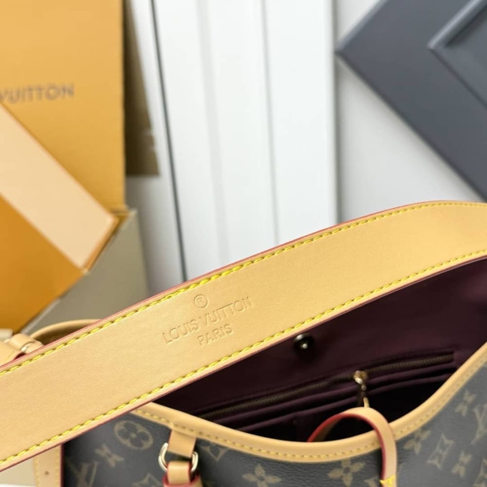 Louis Vuitton Carryall PM Monogram Canvas Shoulder Bag Brown 29Cm M46203 - Image 10