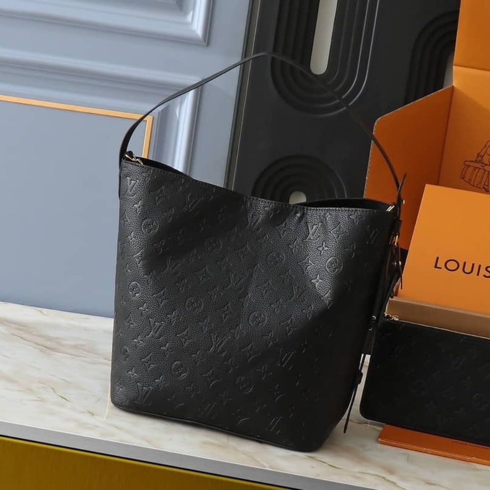 Louis Vuitton All In GM Monogram Empreinte Tote Bag Black 30cm M13044 - Image 4