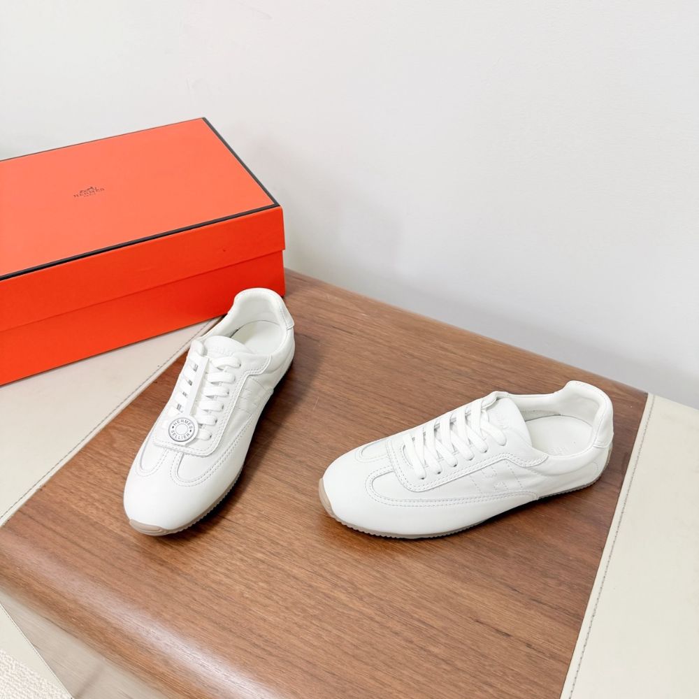 Hermes Master Sneaker Blanc H261009Z 90370 - Image 4