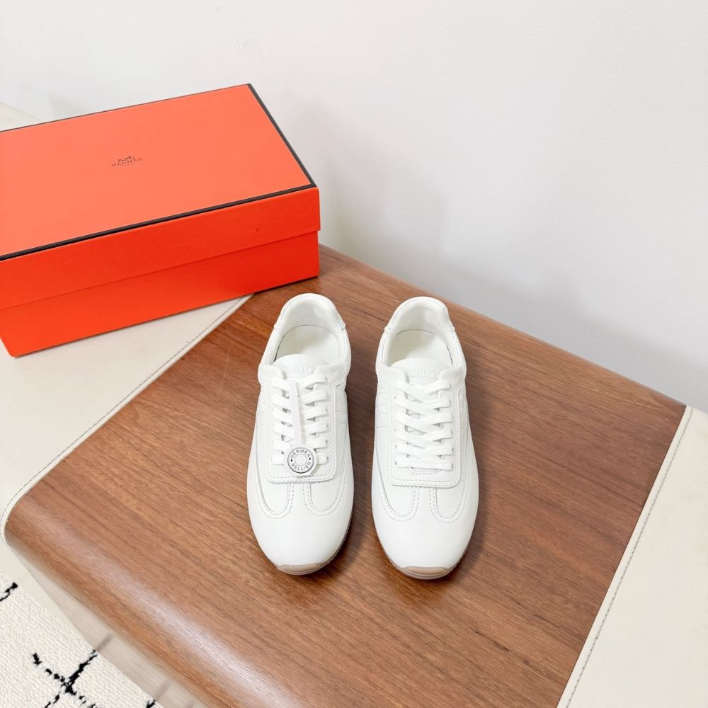 Hermes Master Sneaker Blanc H261009Z 90370 - Image 9