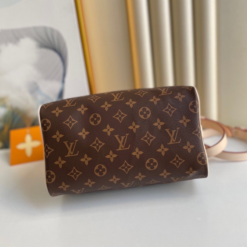 Louis Vuitton Speedy Bandoulière 30 Monogram Canvas Handle Bag Brown 30Cm M41112 - Image 3