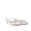 Louis Vuitton X Takashi Murakami 6AM Monogram Canvas Mule White Multicolored 1agwua
