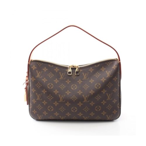 Louis Vuitton Slouchy PM Monogram Canvas Shoulder Bag Brown 33cm M11952