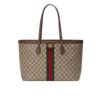 Gucci Ophidia Large GG Supreme Canvas Tote Bag Beige And Dark Brown 38Cm 631685 96IWB 8745