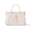 Louis Vuitton Trianon PM Monogram Empreinte Handle Bag White 28Cm M46503