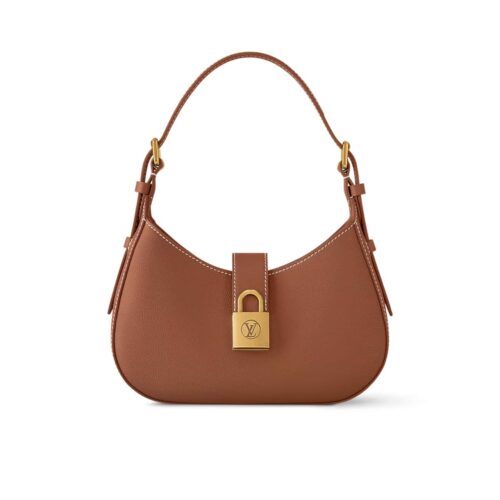 Louis Vuitton Low Key Leather Shoulder Bag Brown 25Cm M24885