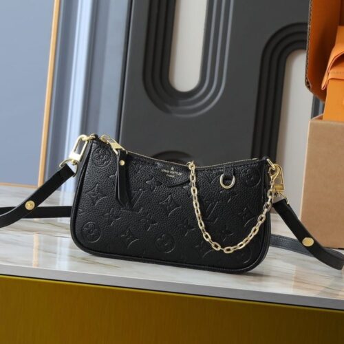 Alternative view of Louis Vuitton Easy Pouch On Strap Shoulder Bag Black 21Cm M80349